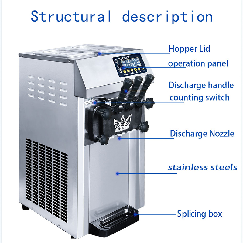 Table Soft Ice Cream Machine ZM-126